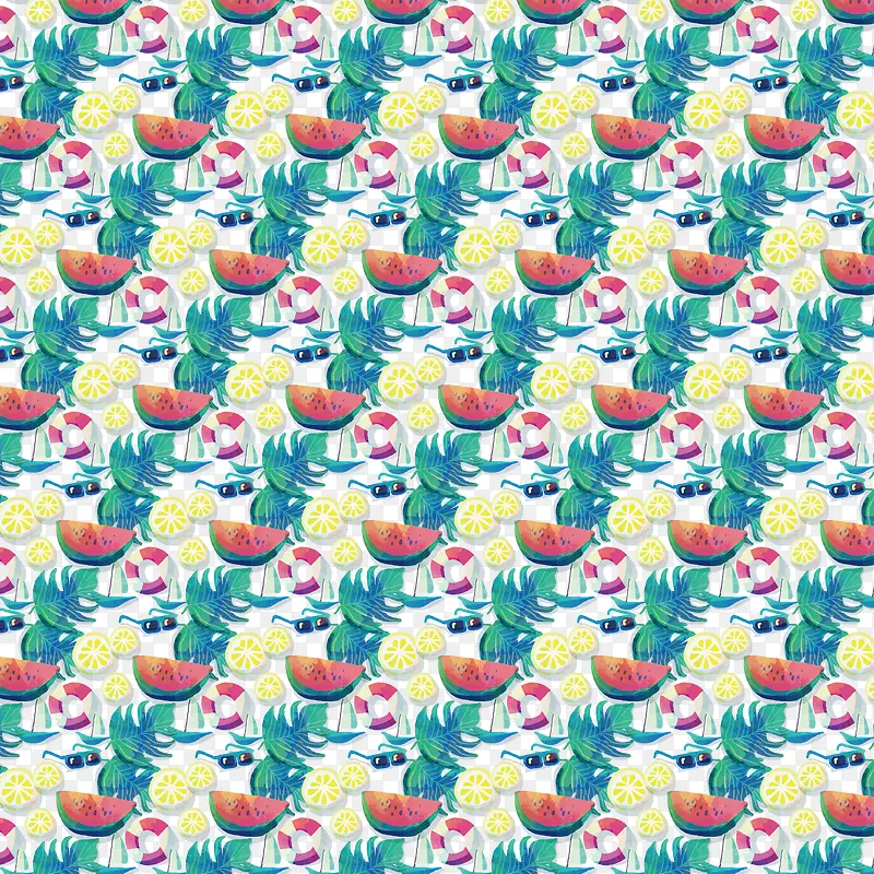 矢量手绘西瓜海报