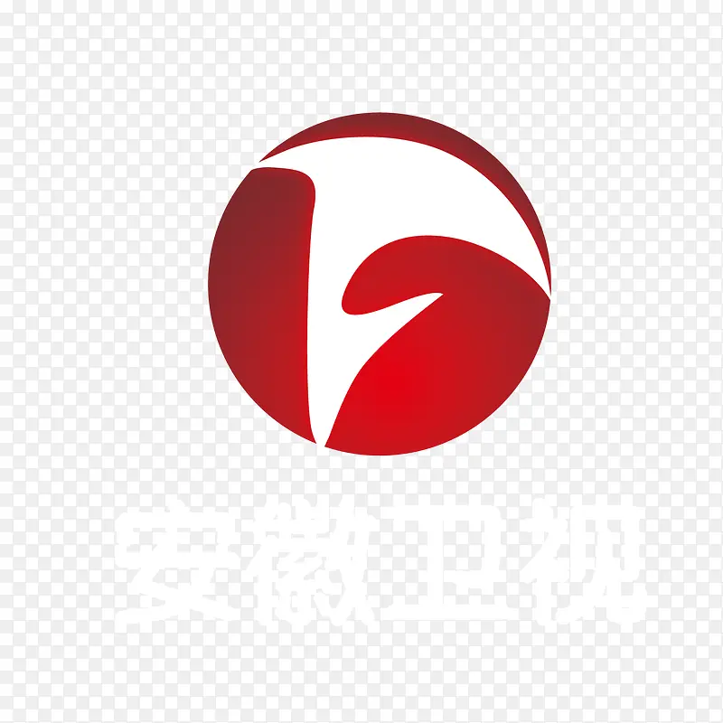 红色安徽卫视logo标志