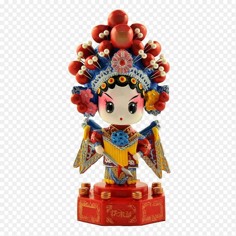 中国风京剧娃娃