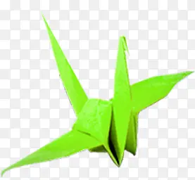 创意手工工艺品绿色的千纸鹤