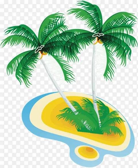 热带风情椰子树