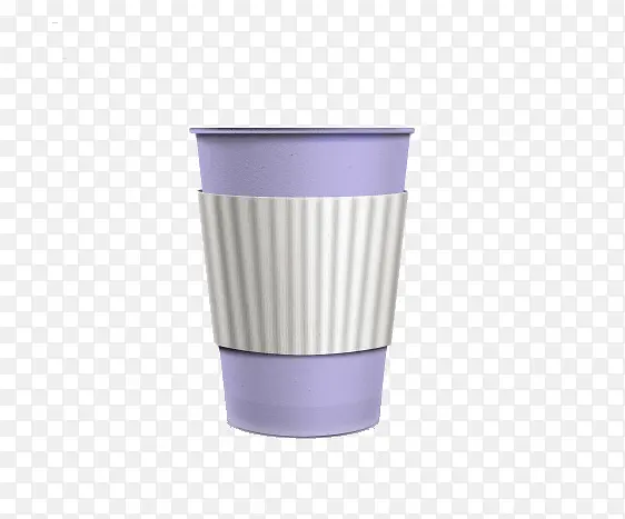 紫色一次性纸杯