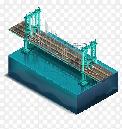 水上桥梁模型