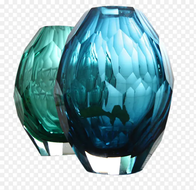 棱角超质感透明玻璃花瓶