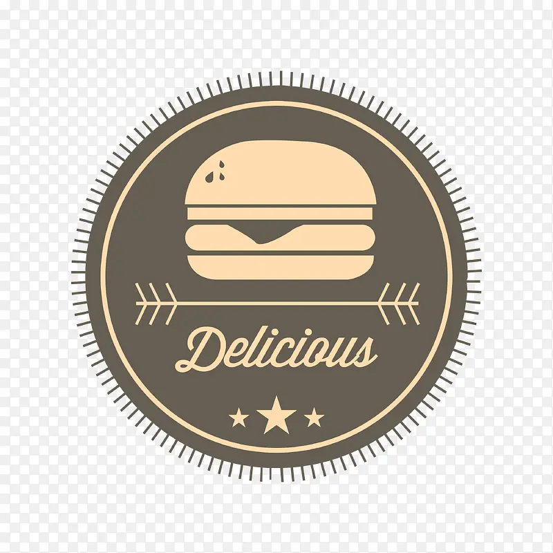 卡通  汉堡  logo