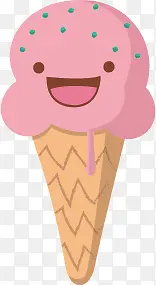 可爱卡通冰淇淋