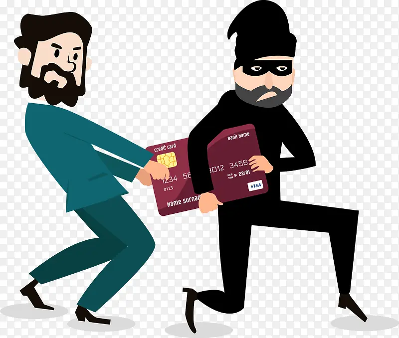 小偷抢银行卡