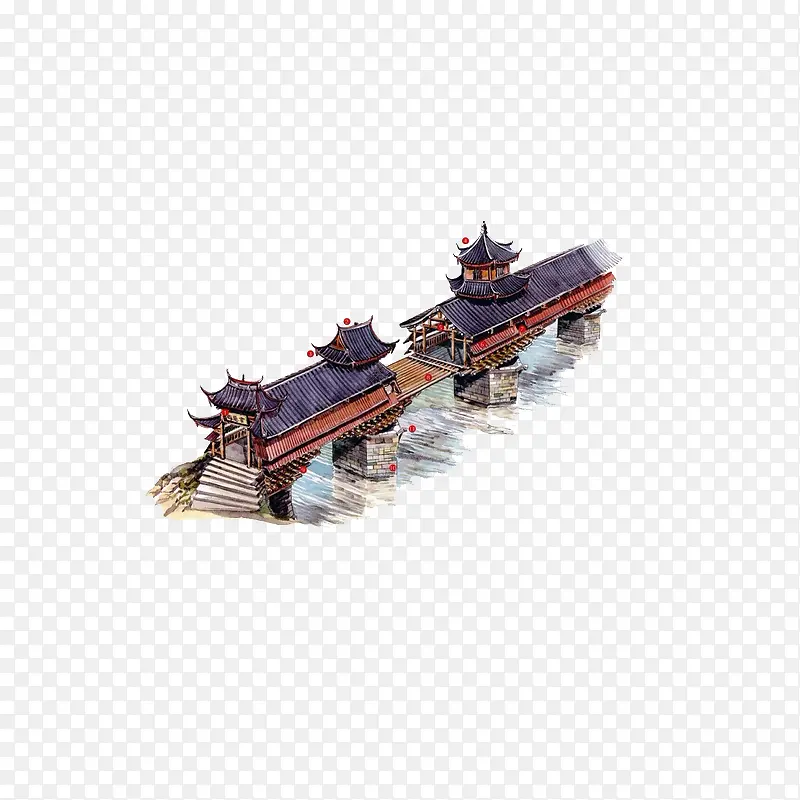 中国建筑水墨画PNG图片素材下载_图片编号8409249-PNG素材网