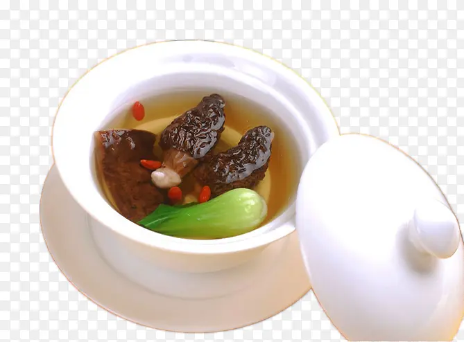 一碗美味羊肚菌汤