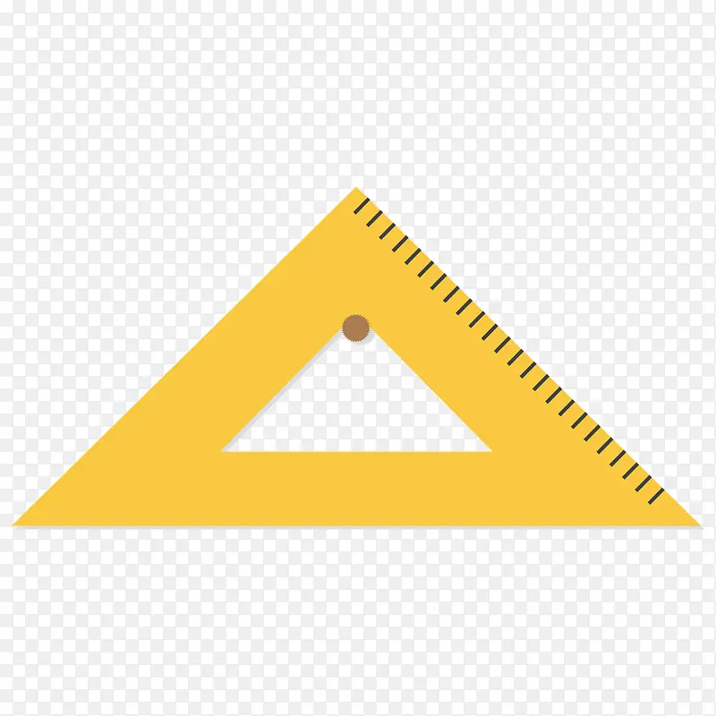 黄色三角板