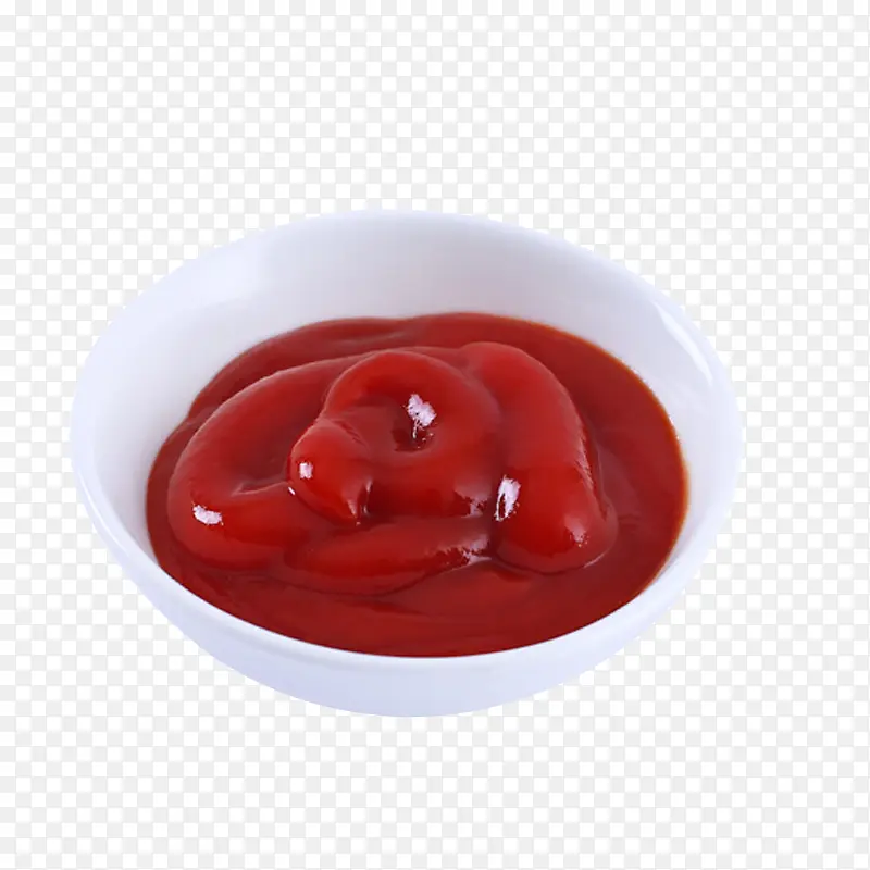 一碗纯正的番茄沙司实物