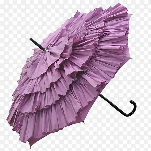 漂亮的紫色淑女伞免抠素材