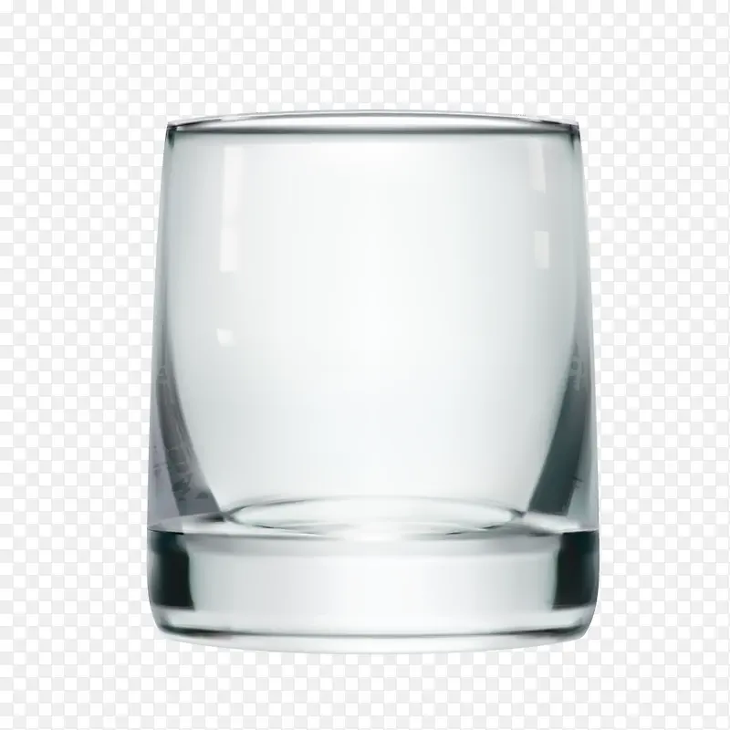 白色矢量短小玻璃杯
