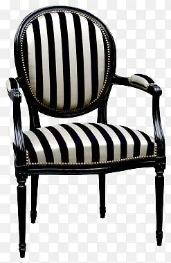 黑白条纹椅子