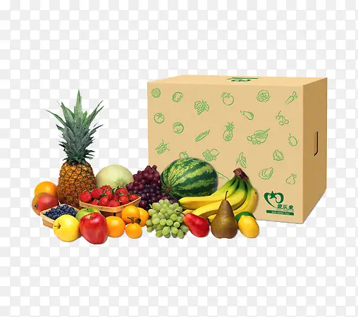水果礼盒和水果