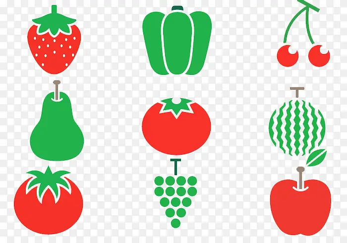 夏季水果和蔬菜