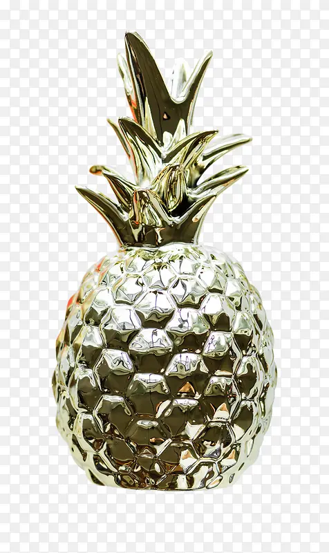 金黄金属菠萝