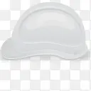 白色的头盔图标