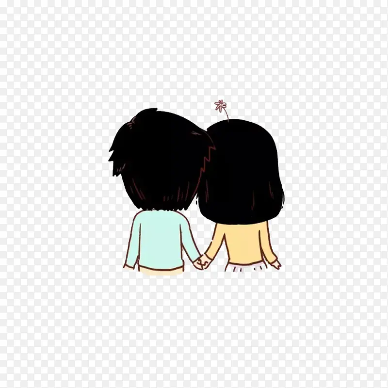 漫画两人同行PNG图片素材下载_图片编号8437181-PNG素材网