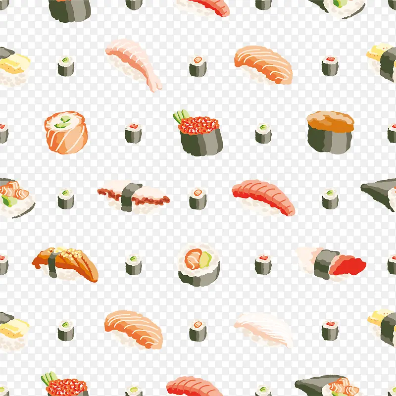 寿司壁纸矢量
