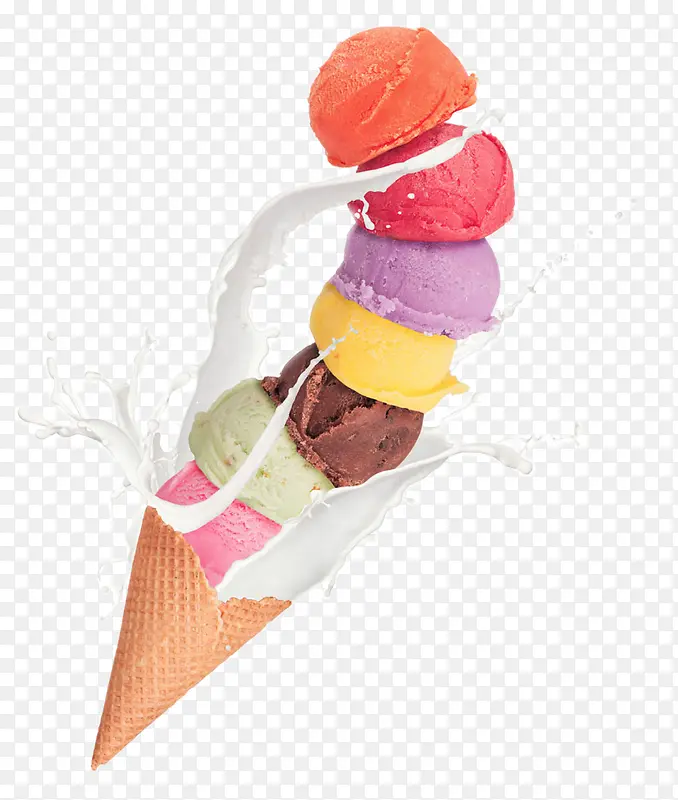 创意多口味冰淇淋球