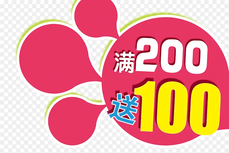 买200送100