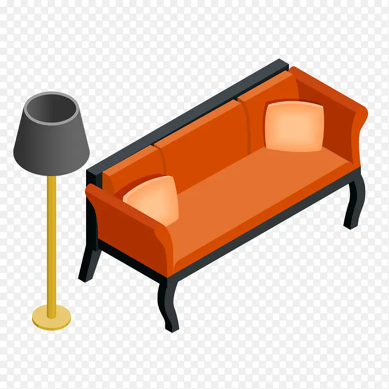 沙发装饰素材图案