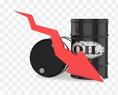 石油油价下降的标识