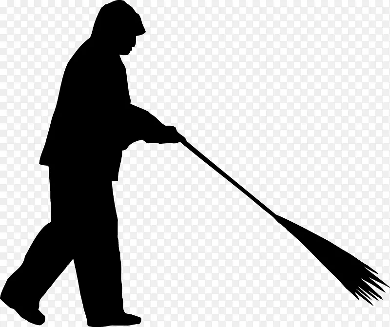 扫除工作人物剪影PNG图片素材下载_图片编号8443355-PNG素材网