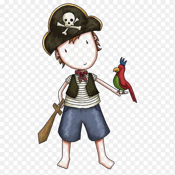 小男孩海盗