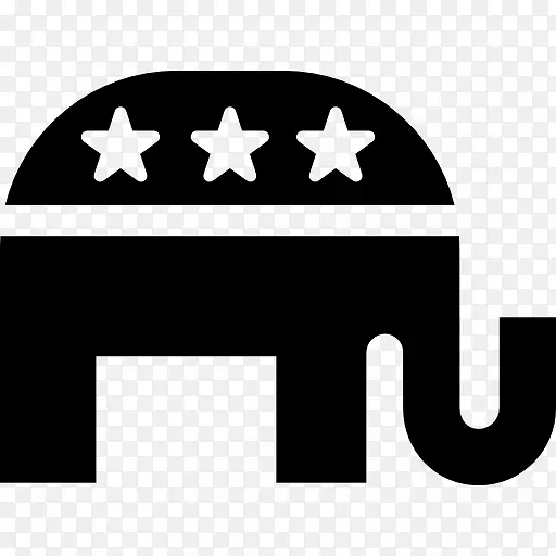 共和党的象征大象图标
