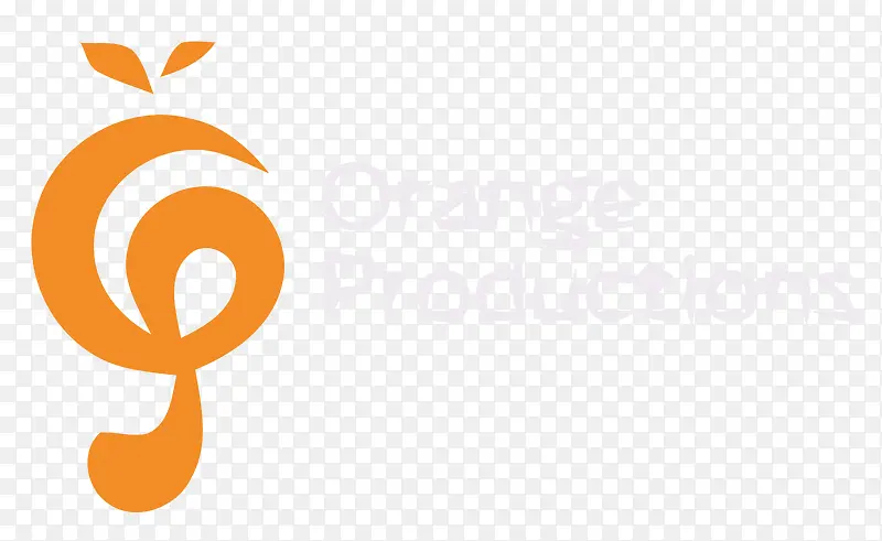 橙子皮与音乐符号适量
