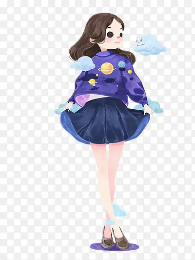 卡通女孩