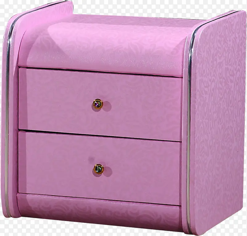 粉色花纹家具柜子
