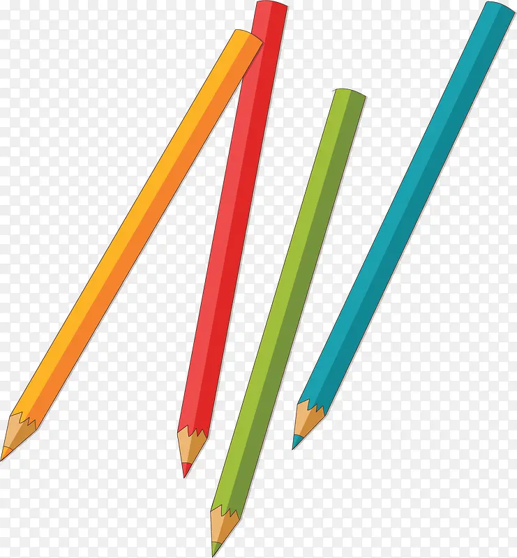 教育美术班彩色铅笔