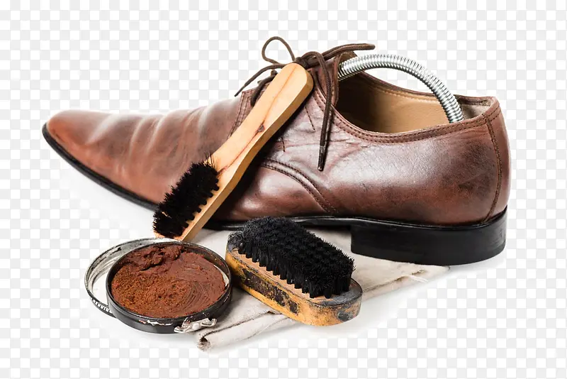 鞋油鞋刷皮鞋
