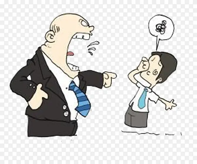 爱批评抱怨的领导PNG图片素材下载_图片编号8462318-PNG素材网