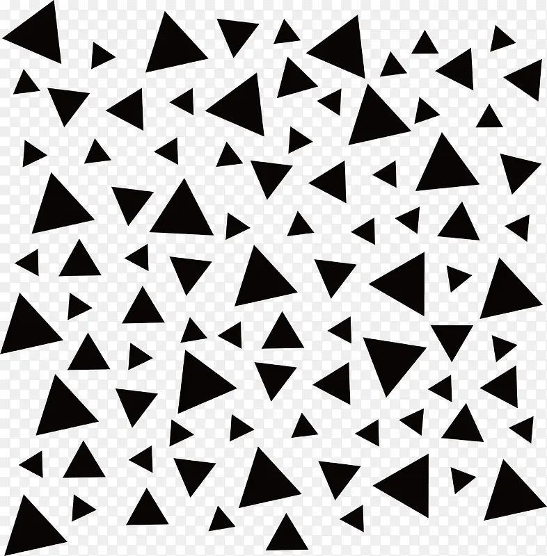 黑色三角形花纹