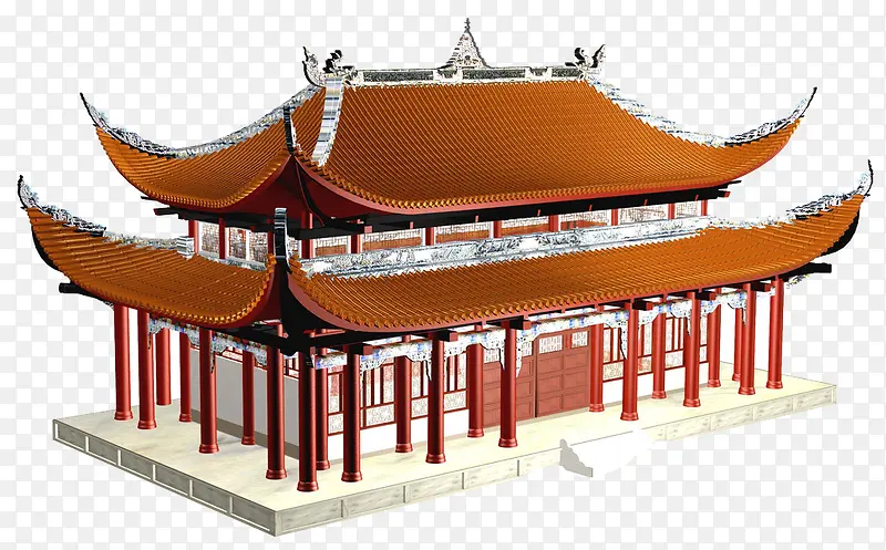 中式大殿