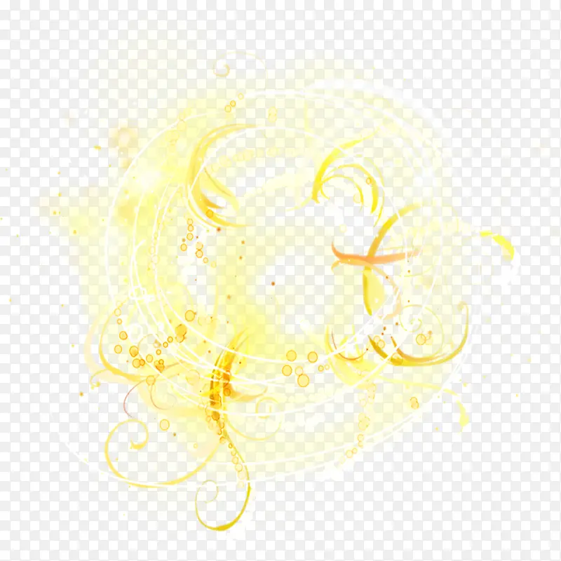黄色光线特效