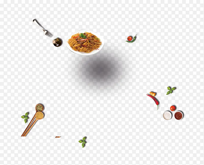 漂浮食物餐具