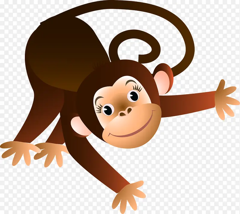 可爱猴子表情