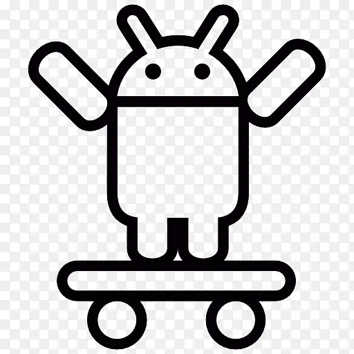 Android在滑板与双臂图标