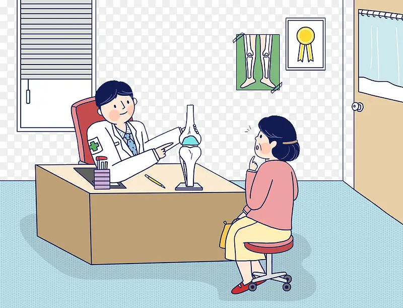 卡通插图医院门诊医生出诊PNG图片素材下载_图片编号8483711-PNG素材网