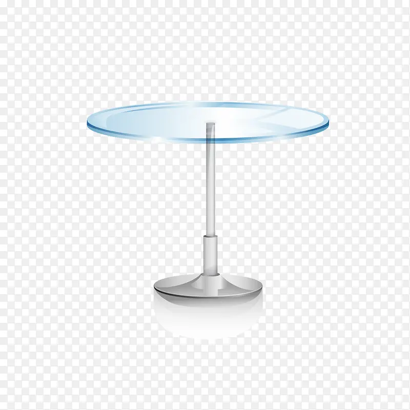透明的玻璃桌子
