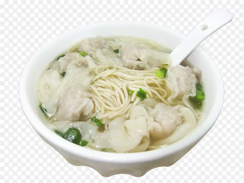 传统小吃馄饨面美食