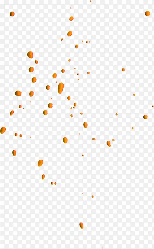 漂浮创意橙色陨石