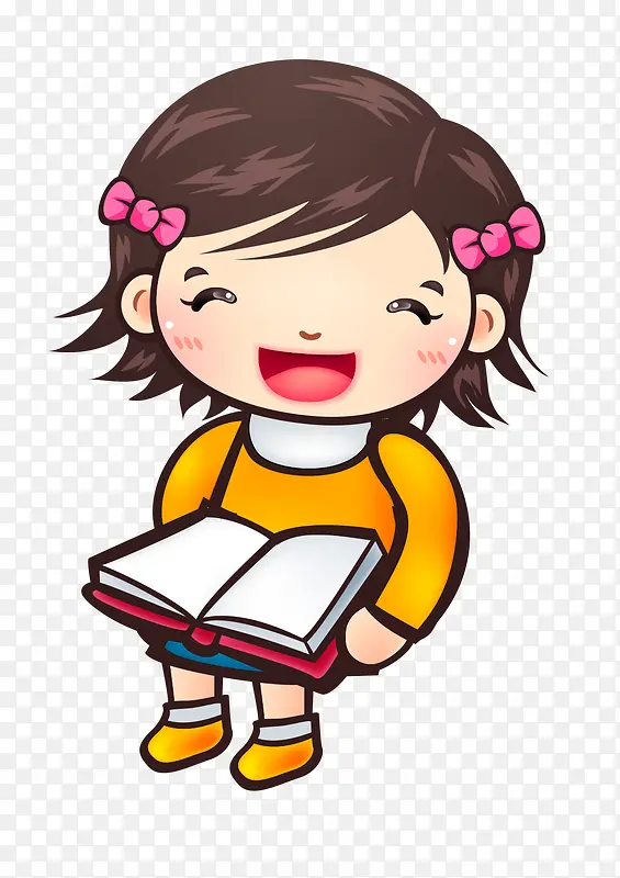 卡通小女孩PNG图片素材下载_图片编号8496956-PNG素材网