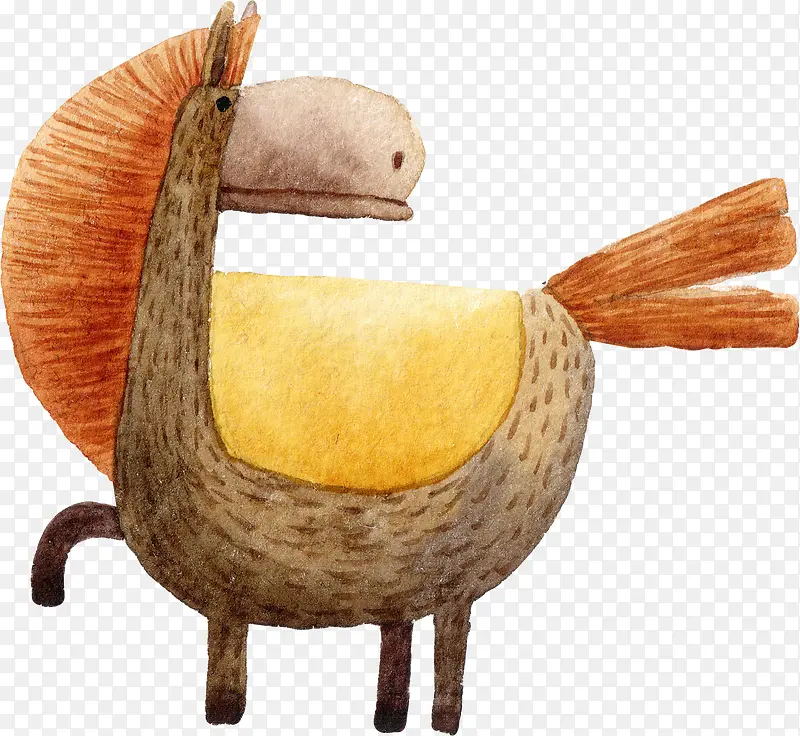 童话文艺儿童画册装饰海报设计马