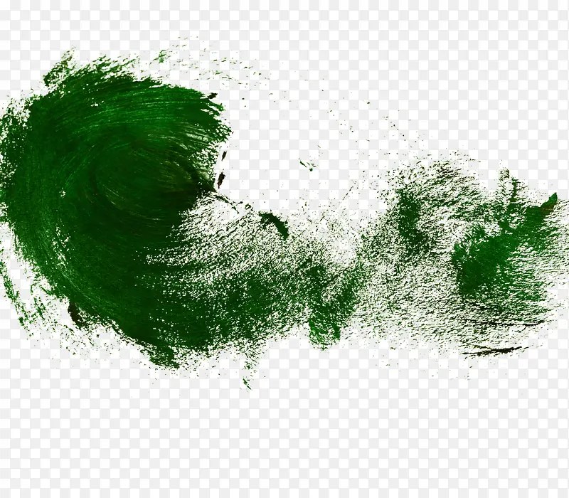 绿色笔墨